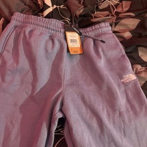 North face sweat pants, blueish.., size Medium